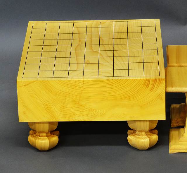 Japanese Kaya Shogi Board [10.3cm thick, Ki-ura]