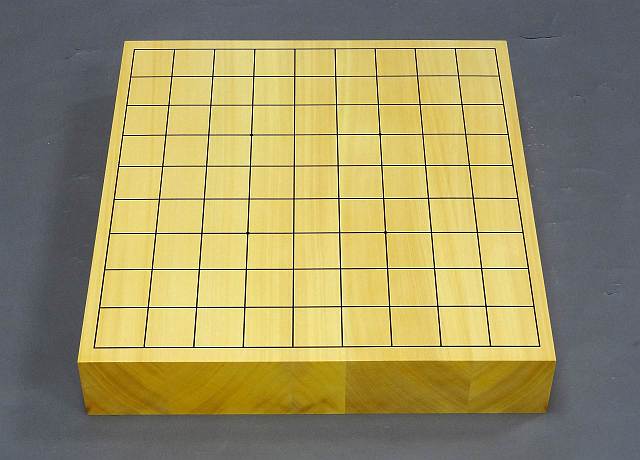 Yellow Cypress Table Shogi Board [6cm thick, Straight grain]