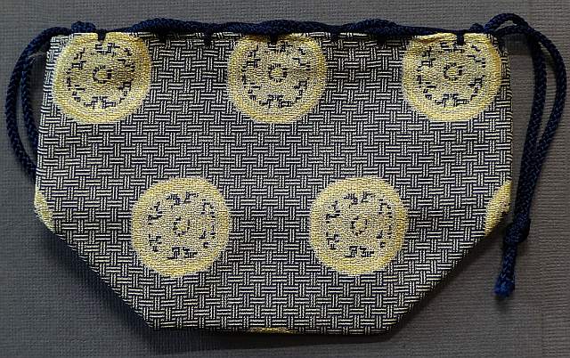Tatsumura silk pieces bag [Itoya Rinpote] (Blue)