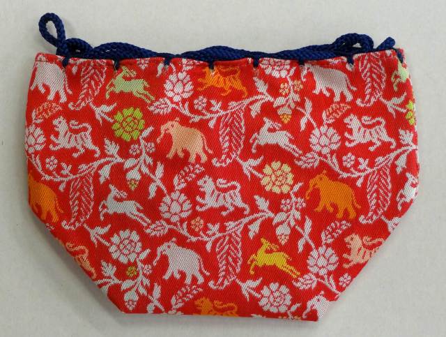 Tatsumura silk pieces bag [Shati no Tora] (Red)